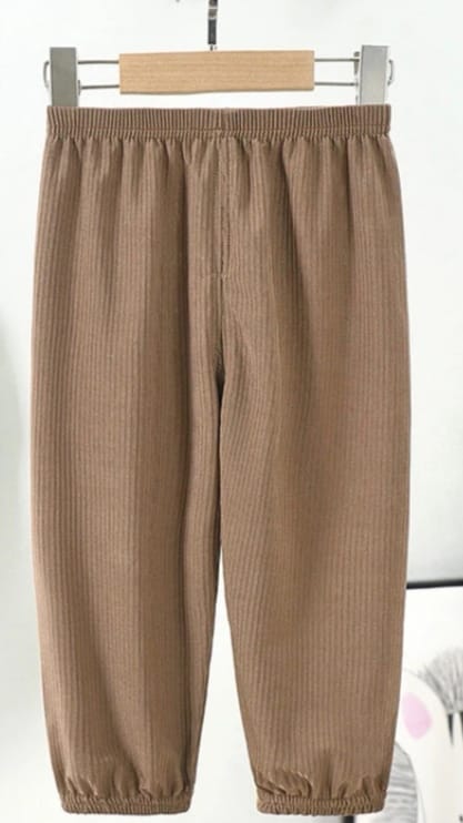 Boys Beige Sport Bottoms